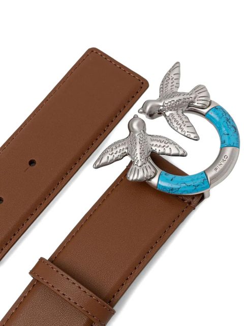 PINKO logo-buckle belt - Brown - zdjęcie produktu nr 2