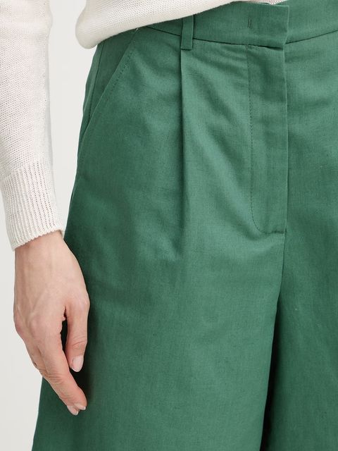 Weekend Max Mara szorty z dodatkiem lnu ECUBA