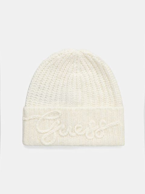 Guess czapka z domieszką wełny LEXIE kolor beżowy W5BZ18 Z3580 - zdjęcie produktu nr 1