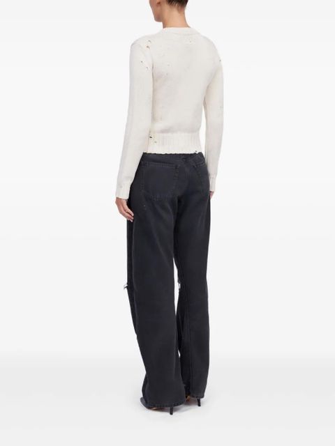 MM6 Maison Margiela crew-neck sweater - Neutrals