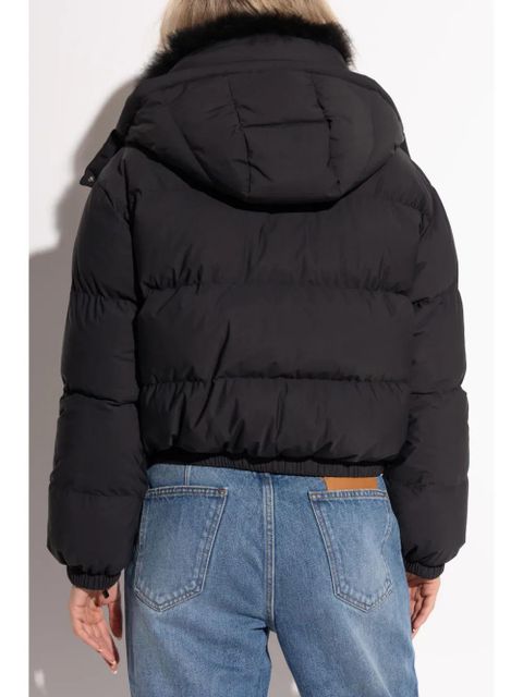 Yves Salomon high-neck puffer jacket - Black - zdjęcie produktu nr 2