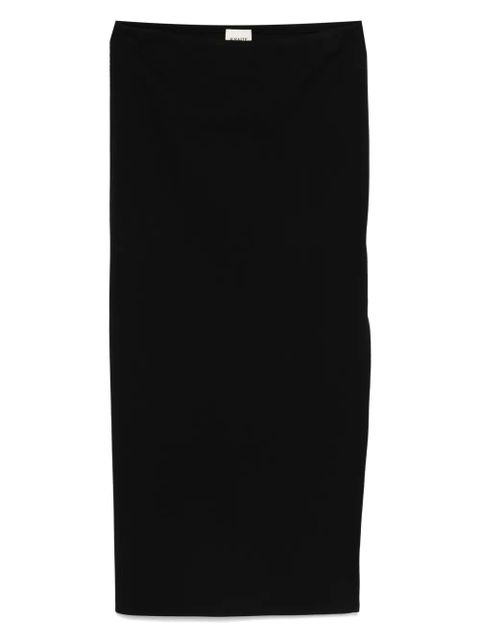 KHAITE Lilth midi skirt - Black - zdjęcie produktu nr 1