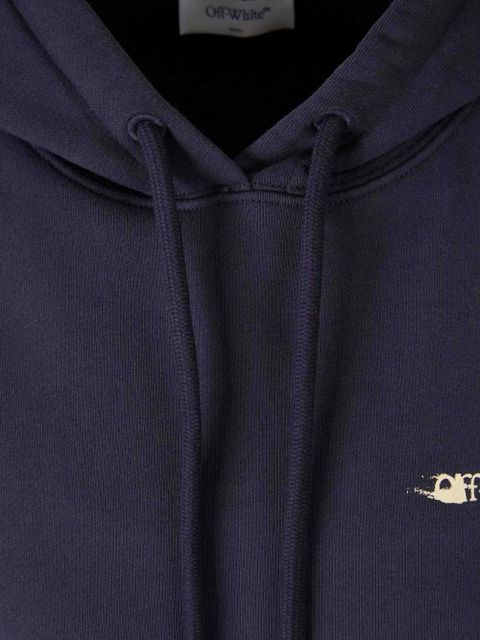 Off-White hooded logo sweatshirt - Blue - zdjęcie produktu nr 2