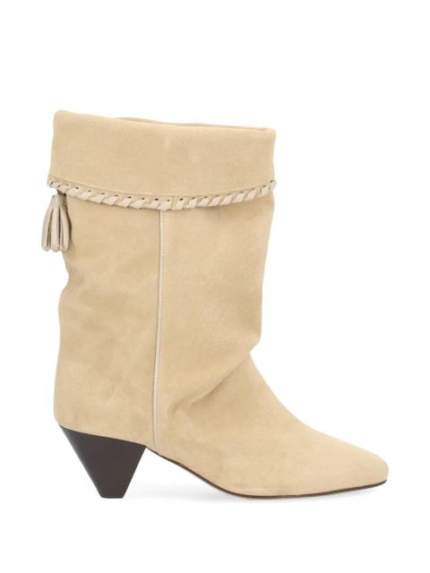 ISABEL MARANT Dalby tassel boots - Neutrals - zdjęcie produktu nr 1