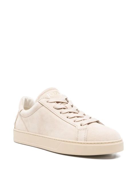 Tod's studded suede sneakers - Neutrals