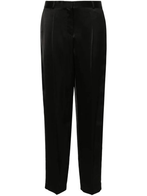 TOTEME low-rise satin trousers - Black - zdjęcie produktu nr 1
