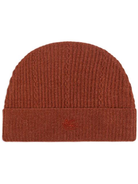ETRO embroidered-logo beanie - Orange - zdjęcie produktu nr 1
