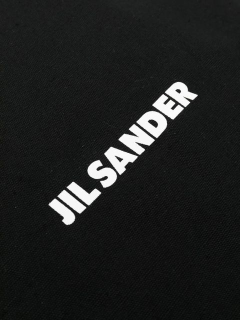 Jil Sander logo-print tote bag - Black