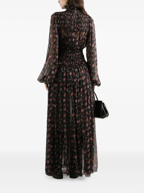 Dolce & Gabbana floral maxi dress - Black