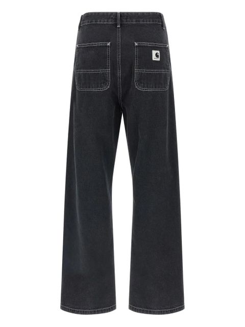 Carhartt WIP high-waisted wide-leg jeans - Black - zdjęcie produktu nr 2