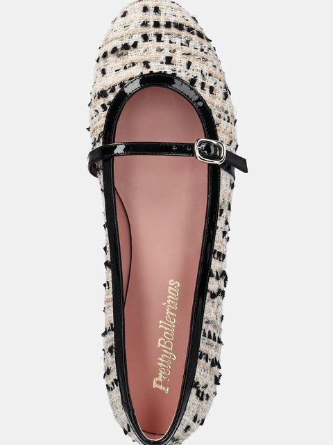 Pretty Ballerinas baleriny Nicole kolor beżowy 52053_C