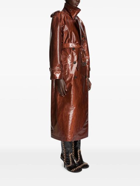 DRIES VAN NOTEN water-repellent trench coat - Brown - zdjęcie produktu nr 2