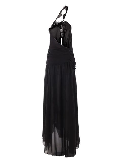 Blumarine Georgette gown - Black