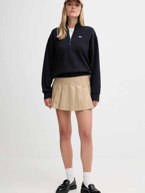 Lacoste bluza damska kolor czarny gładka SF5271 - zdjęcie produktu nr 2