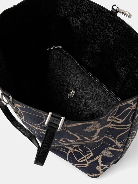 U.S. Polo Assn. torebka dwustronna Rogersville kolor czarny BIURR8906WVP