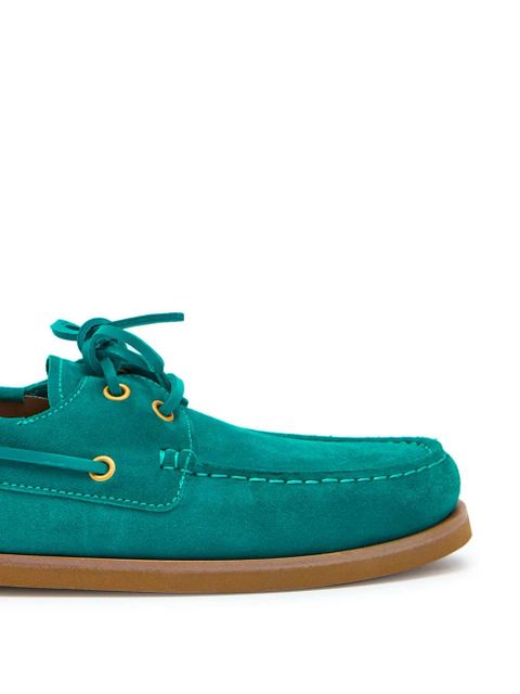 Gianvito Rossi lace-up ballet flats - Green - zdjęcie produktu nr 2