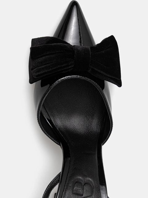 Answear.LAB szpilki skórzane kolor czarny