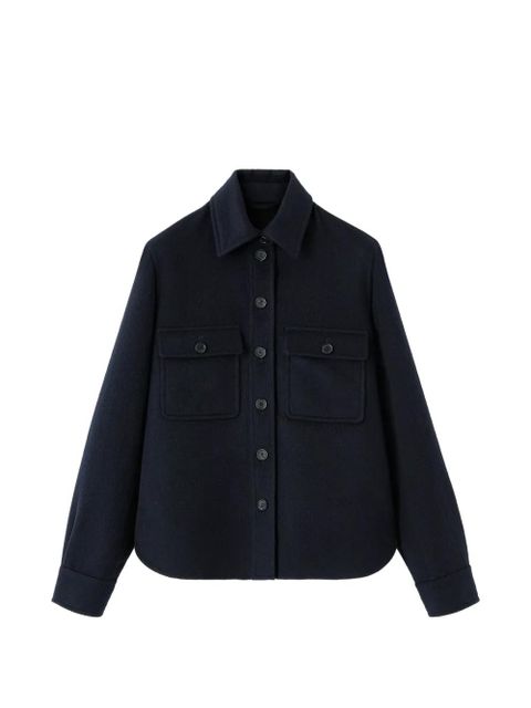 Loro Piana buttoned pocket overshirt - Blue - zdjęcie produktu nr 1