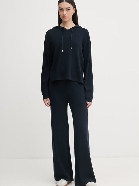 United Colors of Benetton bluza z kapturem damska z wiskozą - zdjęcie produktu nr 1