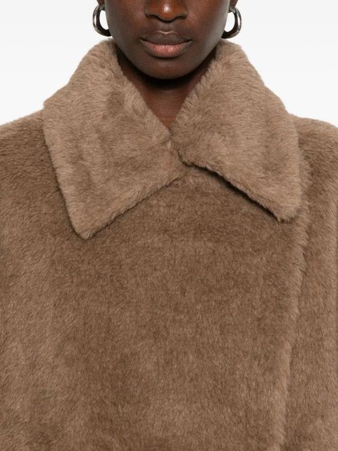 Max Mara short-sleeved jacket - Brown