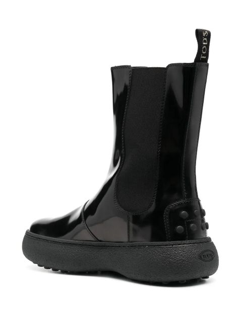 Tod's elasticated ankle boots - Black