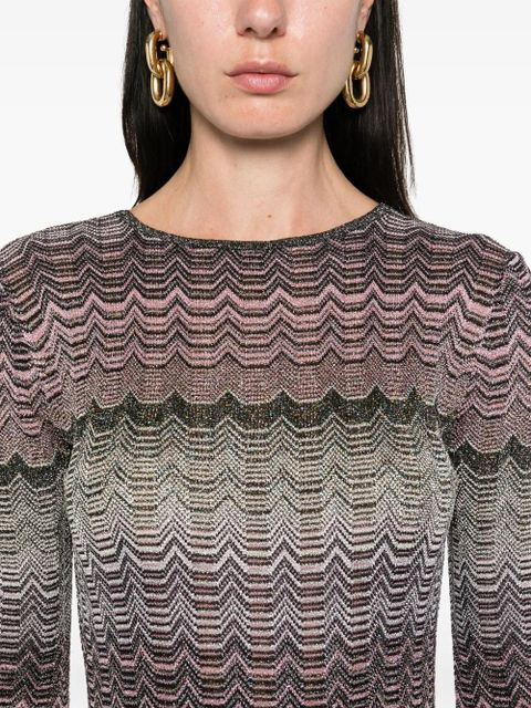 Missoni Greek-motif maxi dress - Pink - zdjęcie produktu nr 2