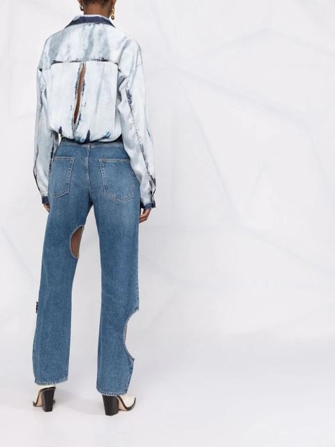 Diesel long-sleeve denim shirt - Blue