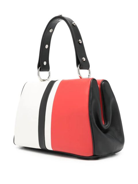 Prada studded-detail tote bag - Red - zdjęcie produktu nr 2