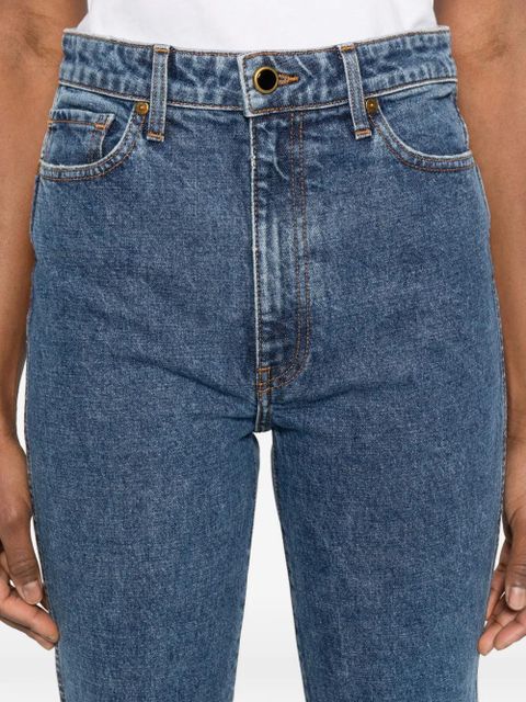 KHAITE Abigail straight-leg jeans - Blue