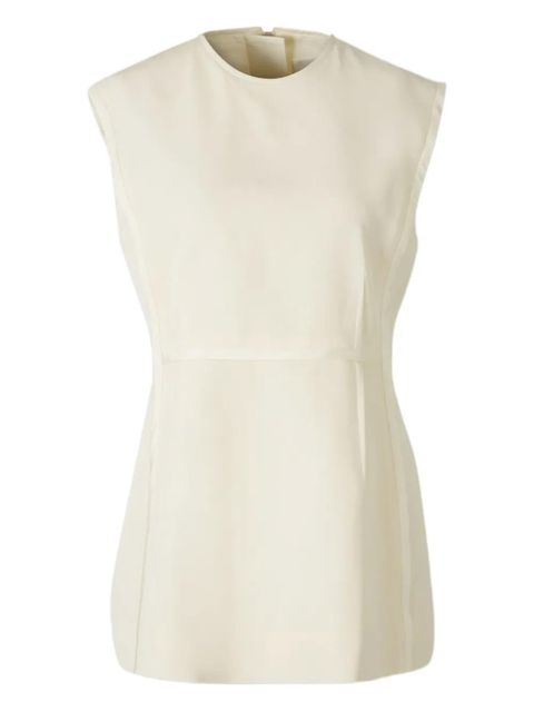 Jil Sander round-neck sleeveless top - Neutrals - zdjęcie produktu nr 1