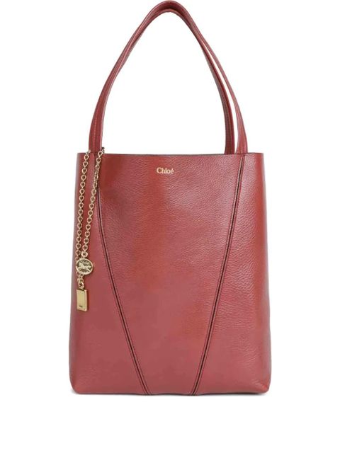 Chloé Spin tote bag - Red - zdjęcie produktu nr 1