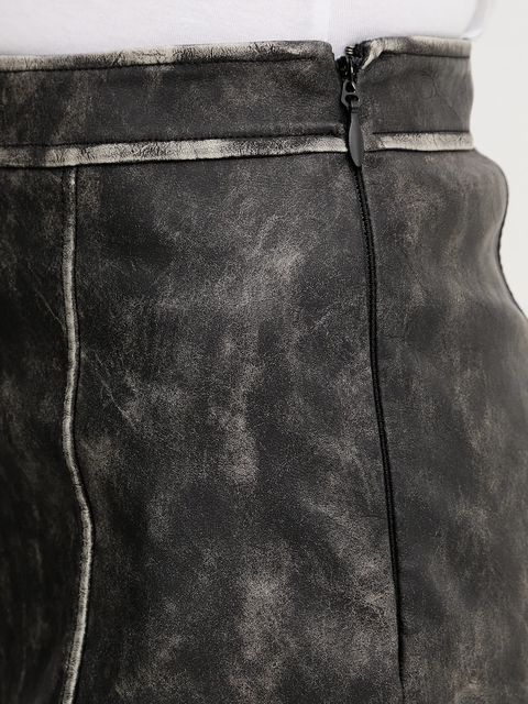 Guess spódnica CHARLENE kolor czarny mini rozkloszowana W5YD46 WHDI0