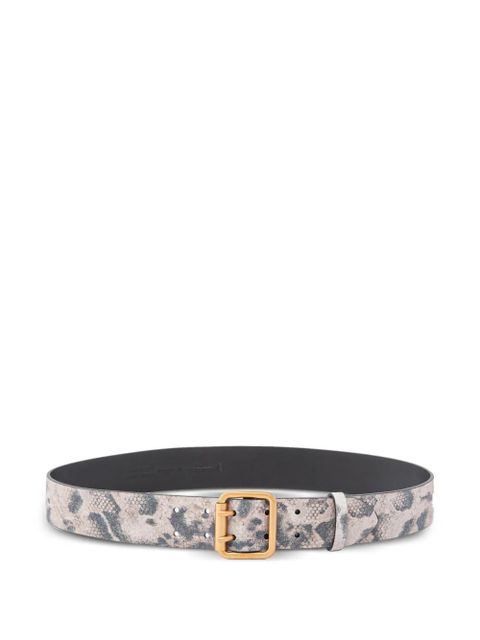 PINKO embossed-leather buckle belt - Neutrals - zdjęcie produktu nr 1