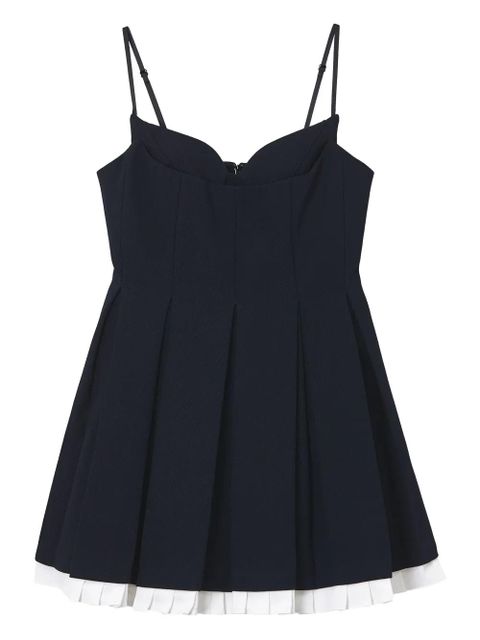 SHUSHU/TONG pleated mini dress - Blue - zdjęcie produktu nr 1