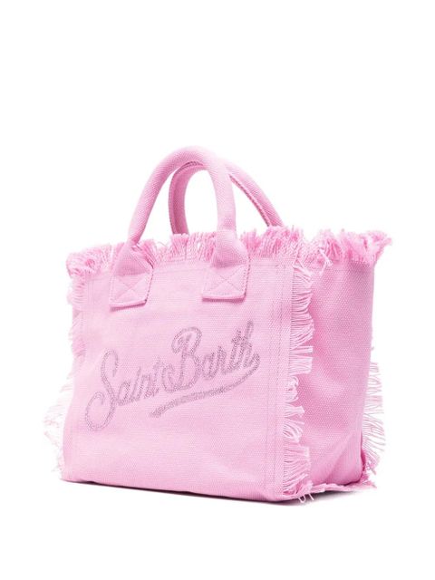 MC2 Saint Barth Colette frayed tote bag - Pink