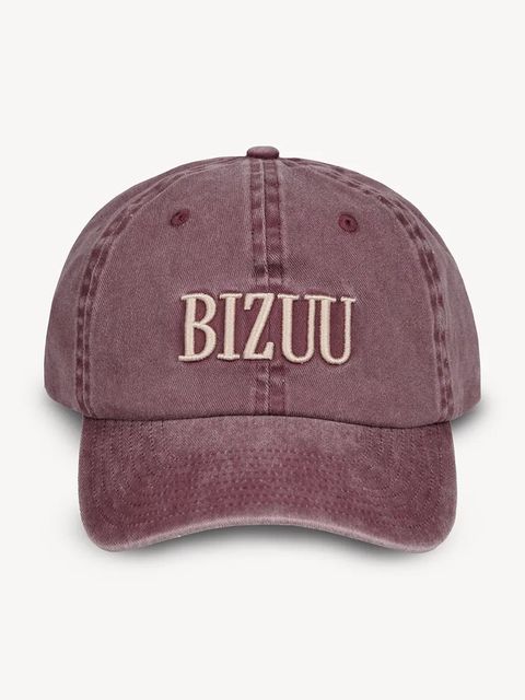 Bizuu czapka z daszkiem bawełniana ZANE kolor bordowy ZANE BORDOWY