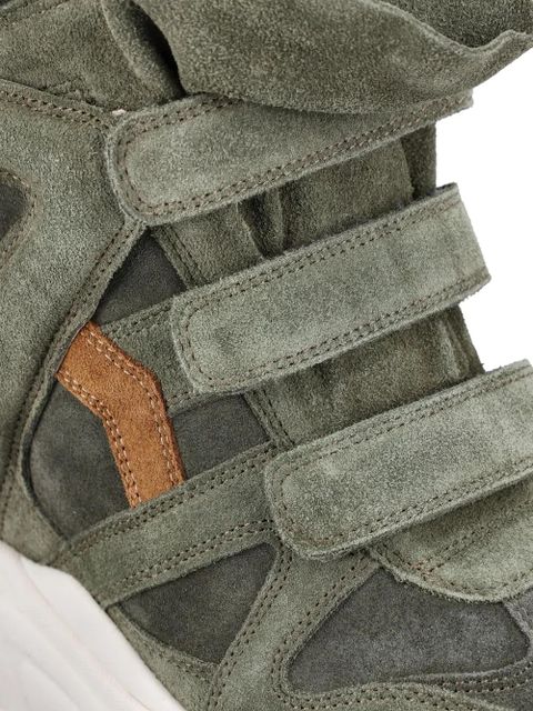 ISABEL MARANT touch-strap sneakers - Green