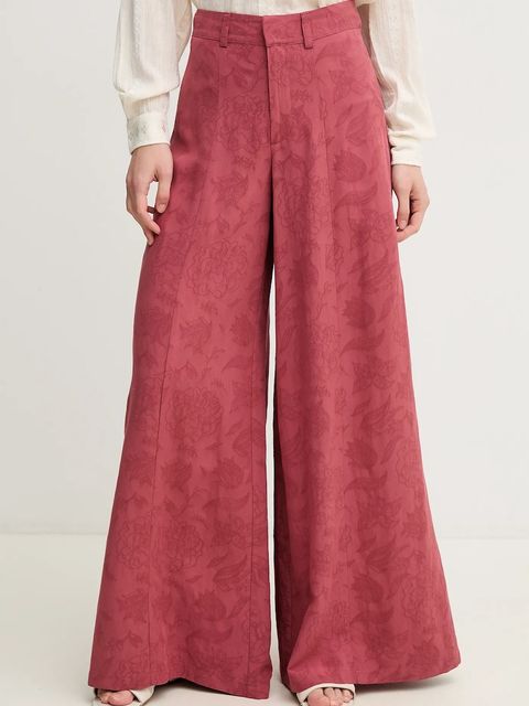 Hoss Intropia spodnie z domieszką lnu - zdjęcie produktu nr 2