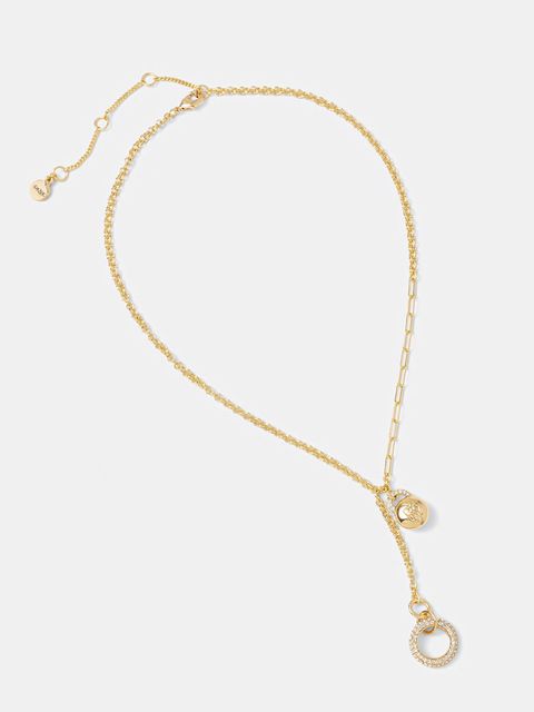 DKNY naszyjnik z zawieszką damski metalowy HAILEY - zdjęcie produktu nr 1