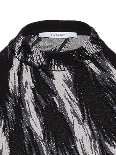 Givenchy abstract mockneck T-shirt - Black - zdjęcie produktu nr 2