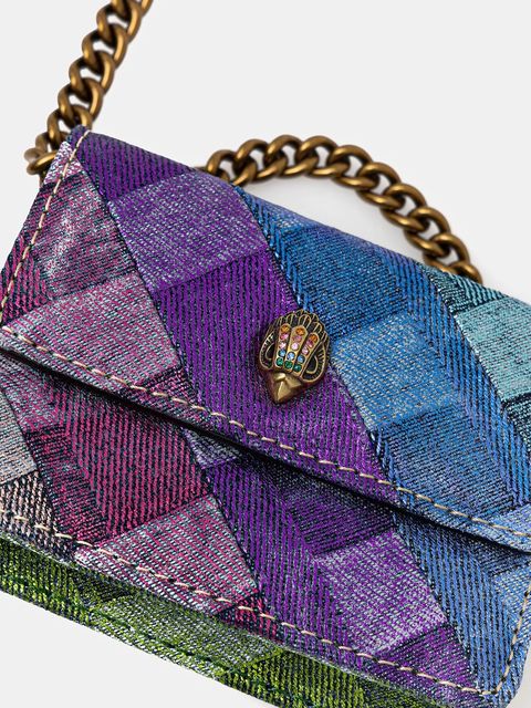 Kurt Geiger London torebka MICRO KENSINGTON kolor fioletowy 3523969669