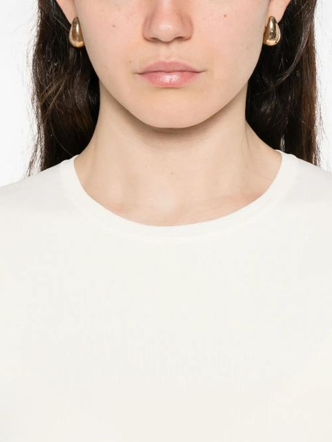 Max Mara quarter-sleeve T-shirt - Neutrals