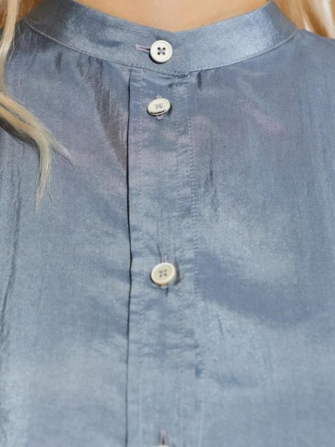 Jil Sander side-slit shirt dress - Blue