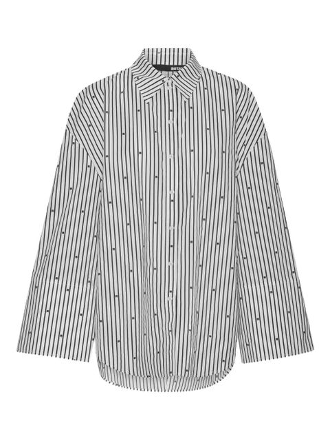 ROTATE BIRGER CHRISTENSEN stripe-pattern shirt - White - zdjęcie produktu nr 1