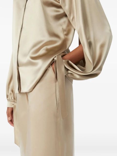 Max Mara Alare long-sleeve shirt - Neutrals