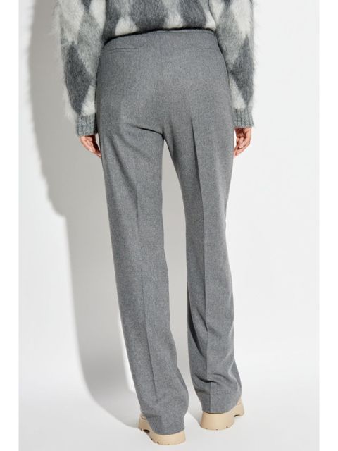 Moncler pressed-crease trousers - Grey