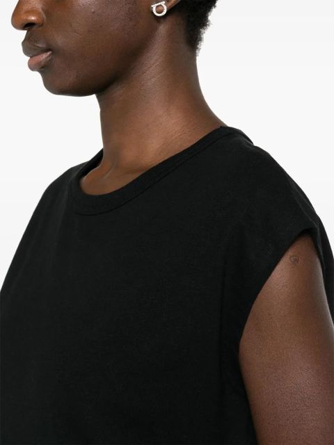 LEMAIRE sleeveless jersey T-shirt - Black