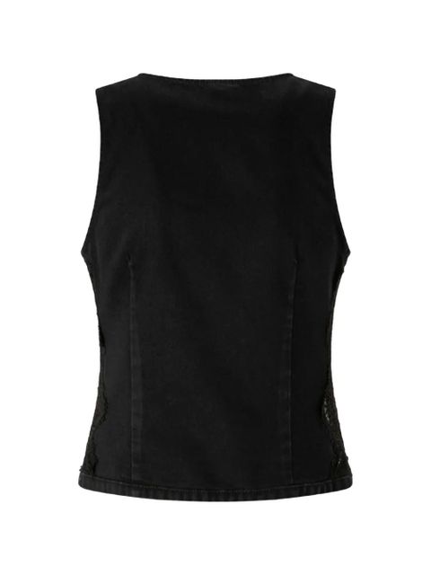 PINKO buttoned pocket waistcoat - Black - zdjęcie produktu nr 2