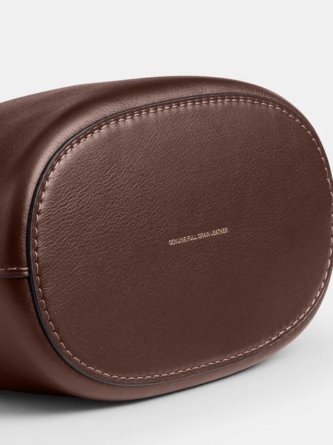 Coach torebka skórzana Bleecker Bucket Bag 21 kolor brązowy CCX07