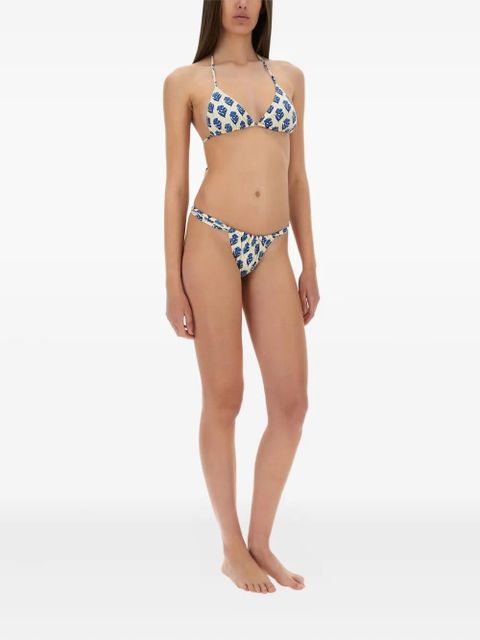 MC2 Saint Barth floral-print bikini top - Neutrals - zdjęcie produktu nr 2